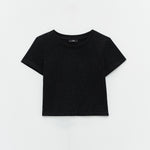 T-shirts brillantinata ESS250001 NERO ELEH 