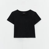 T-shirts brillantinata ESS250001 NERO ELEH 