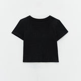 T-shirts brillantinata ESS250001 NERO ELEH 