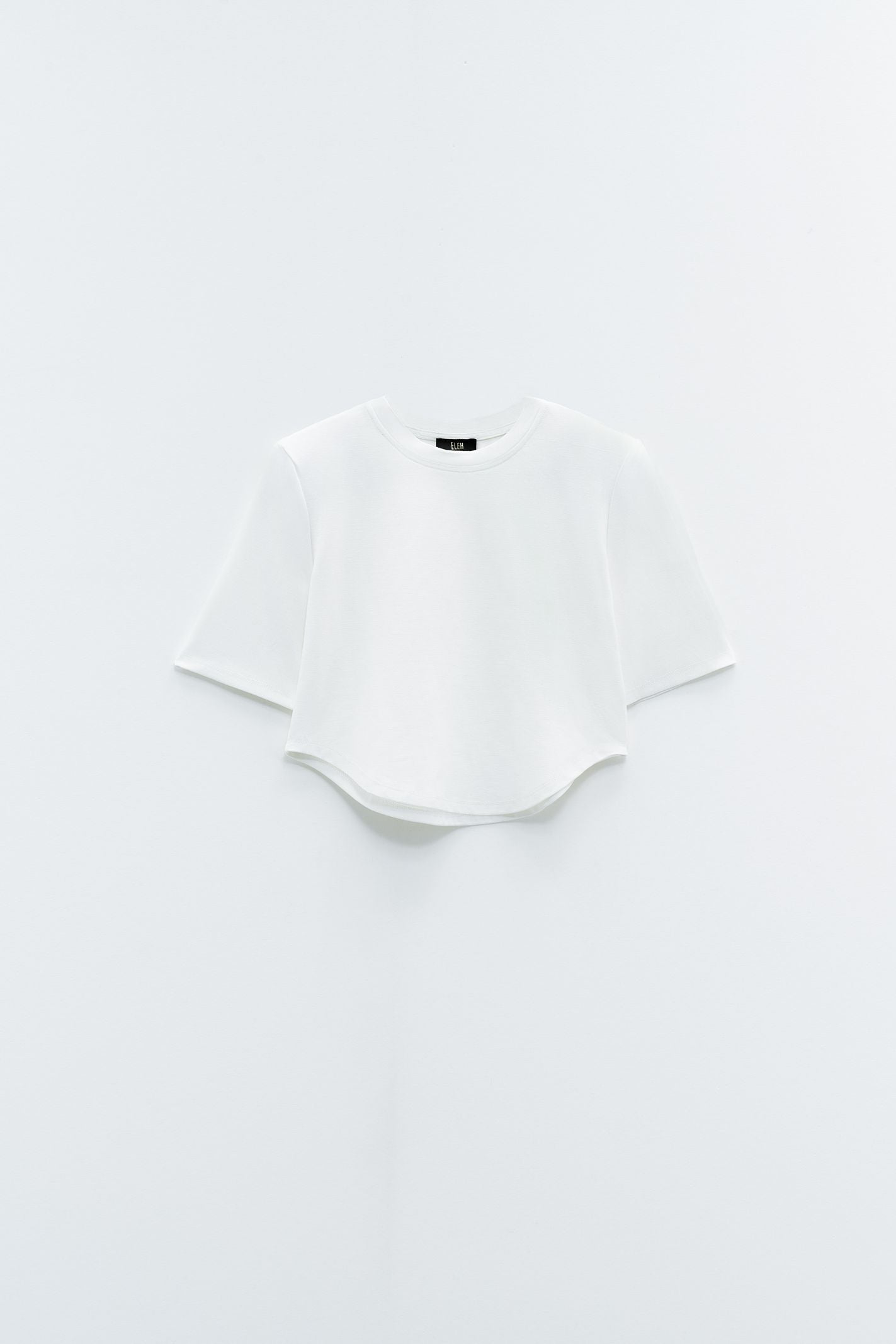 T-shirt fondo a barchetta ESS250022 BIANCO ELEH 