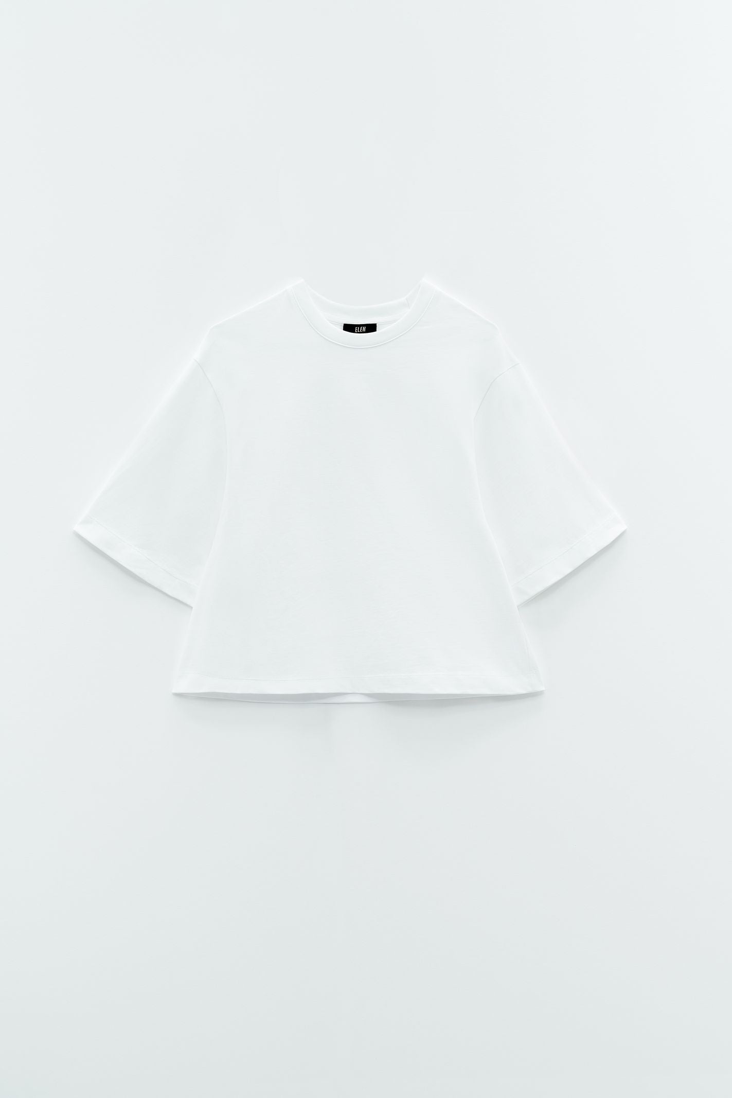 T-shirt mezze maniche a scatoletta ESS250042 BIANCO ELEH 