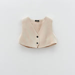 Gilet cropped ESS250062 BEIGE ELEH 