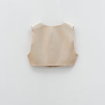 Gilet cropped ESS250062 BEIGE ELEH 