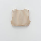 Gilet cropped ESS250062 BEIGE ELEH 