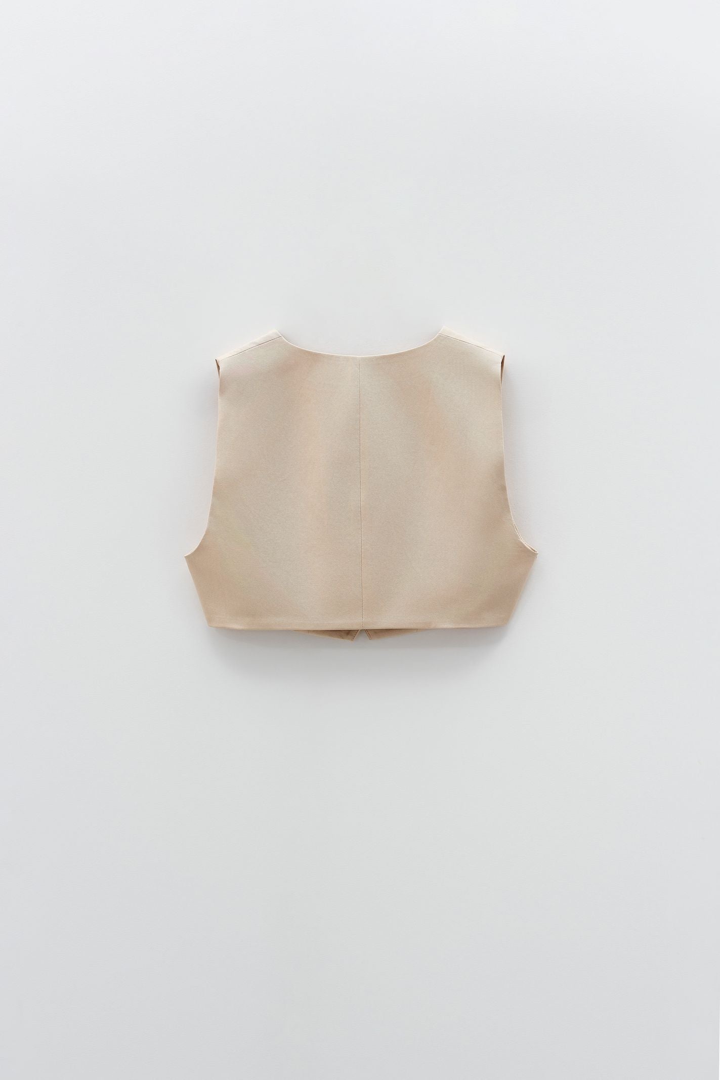 Gilet cropped ESS250062 BEIGE ELEH 