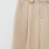 Pantalone palazzo con le pence ESS250063 BEIGE ELEH 
