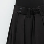 Abito lungo con gonna taffetà ESS250088 NERO ELEH 