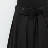 Abito lungo con gonna taffetà ESS250088 NERO ELEH 