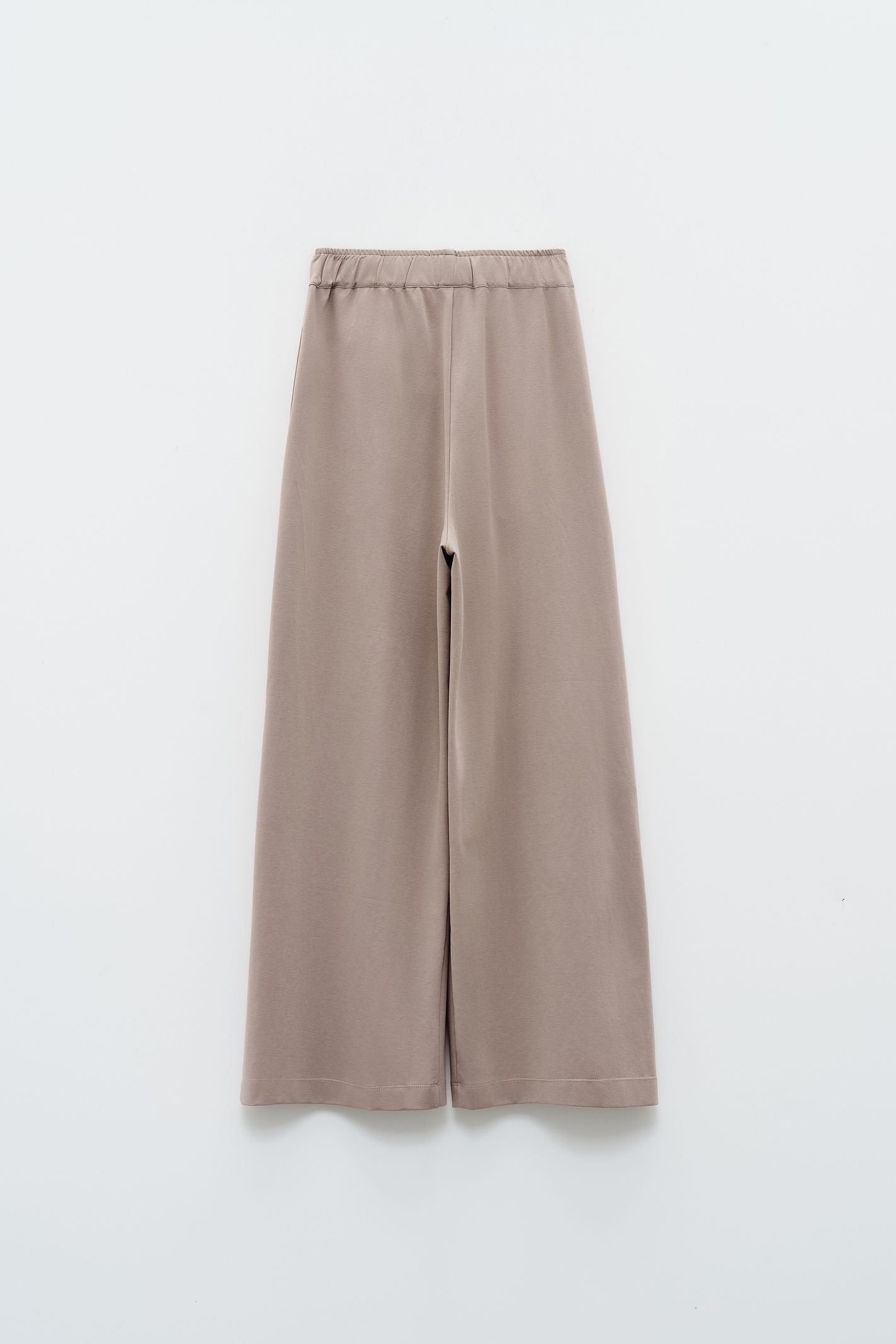 Pantalone palazzo con pieghe ESS250148 MARRONE ELEH 