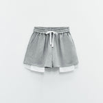 Shorts con elastico e coulisse ESS250292 GRIGIO ELEH 
