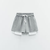 Shorts con elastico e coulisse ESS250292 GRIGIO ELEH 