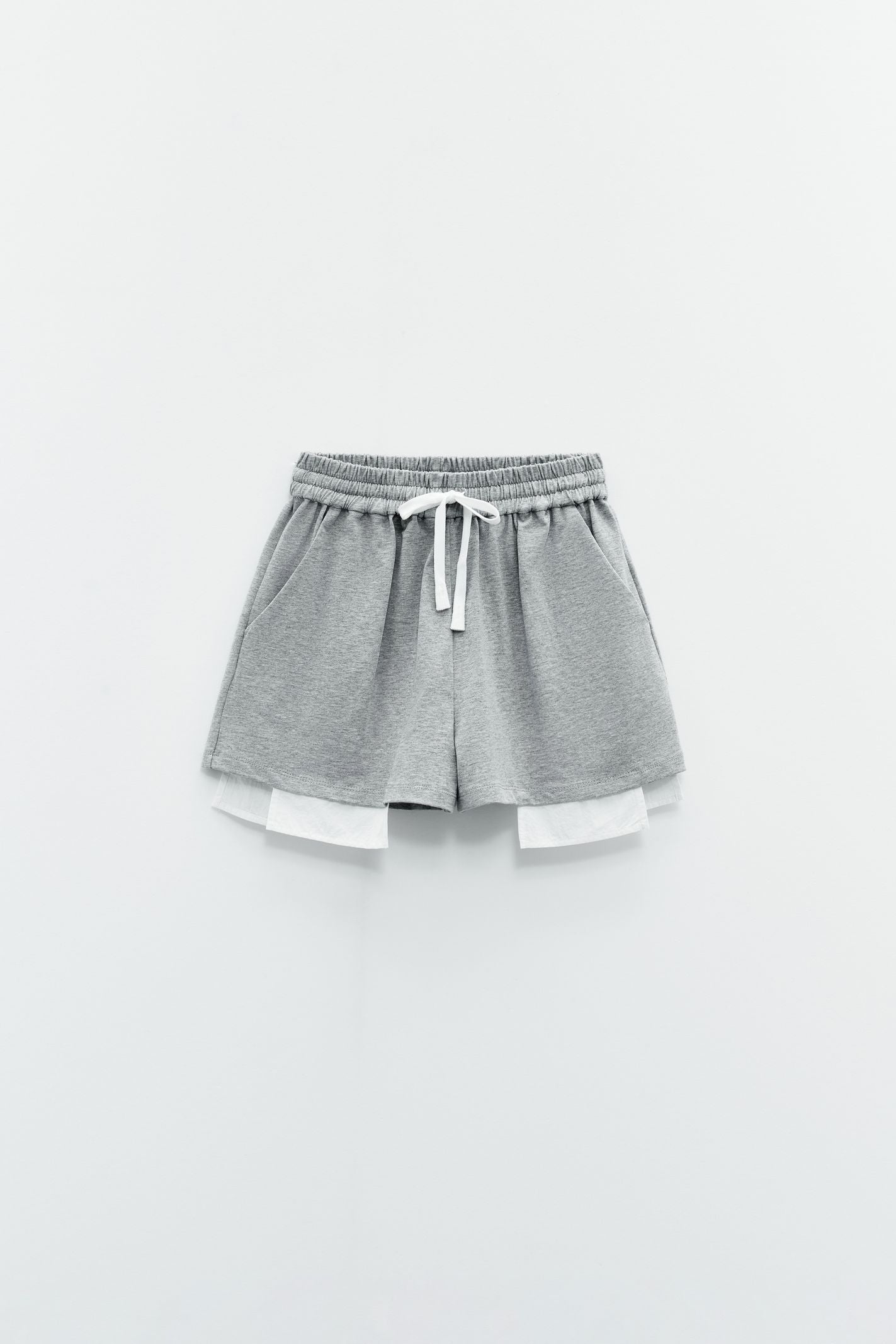 Shorts con elastico e coulisse ESS250292 GRIGIO ELEH 