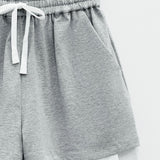 Shorts con elastico e coulisse ESS250292 GRIGIO ELEH 
