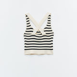 Top cropped a righe SSEM5002 FANTASIA RIGHE ELEH 
