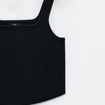 Top cropped SSEM5008 NERO ELEH 