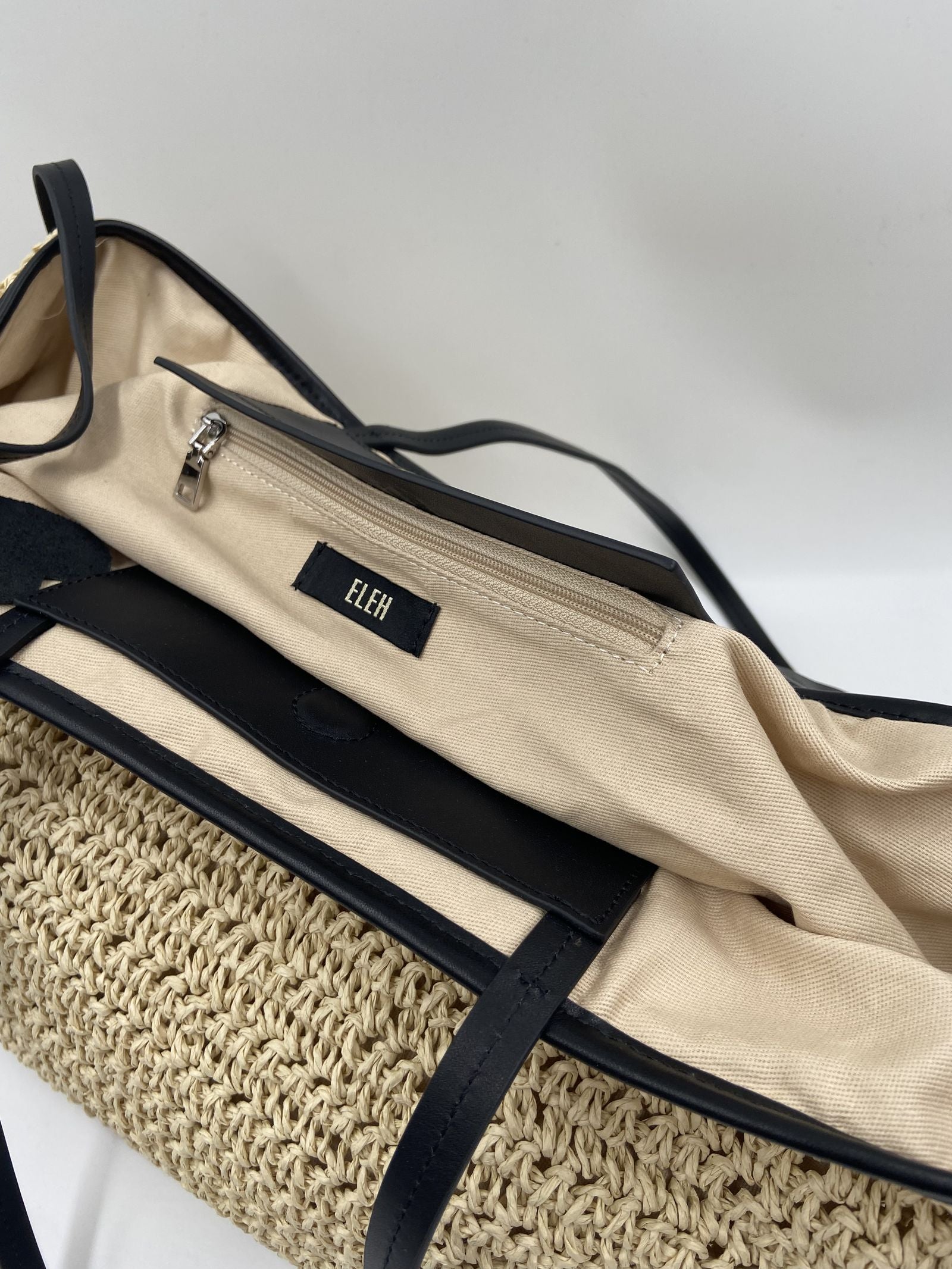 Borsa in rafia - Eleh EBSS25007 BEIGE ELEH 