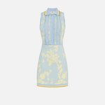 Abito in jacquard floreale con rouches - Elisabetta Franchi AM44Q51E2 DL5 ELISABETTA FRANCHI 