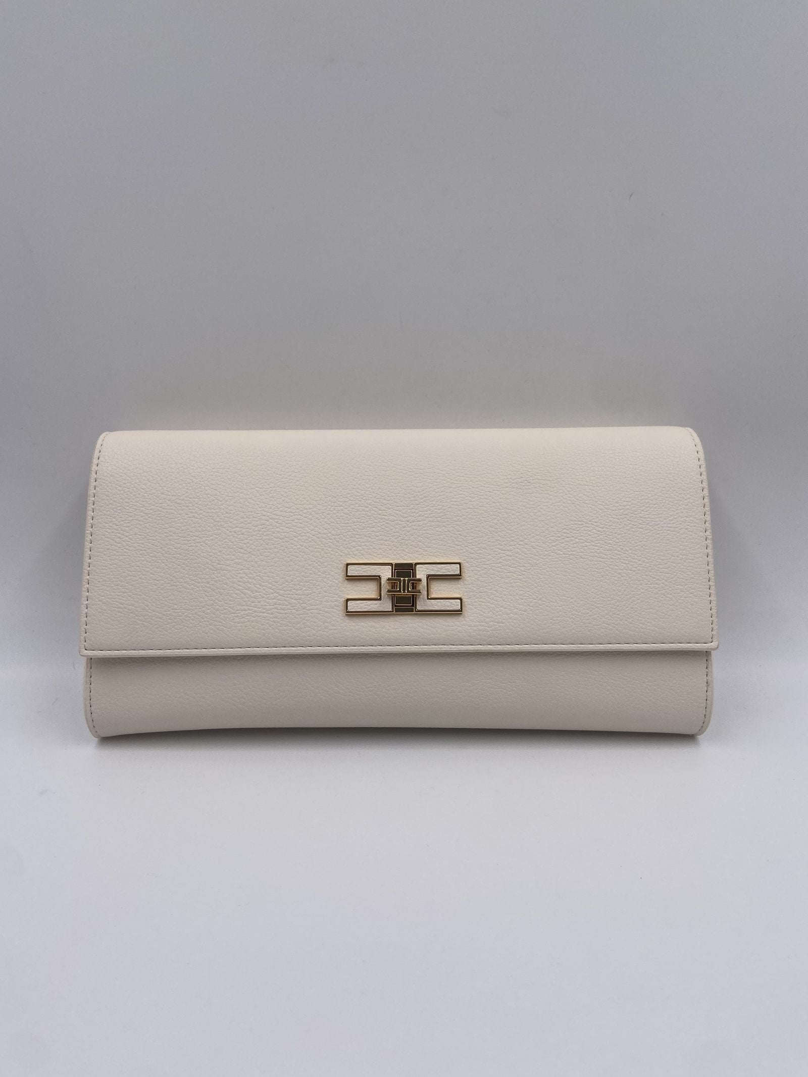 Baguette con tracolla e placca logo - Elisabetta Franchi BS32A51E2 193 ELISABETTA FRANCHI 
