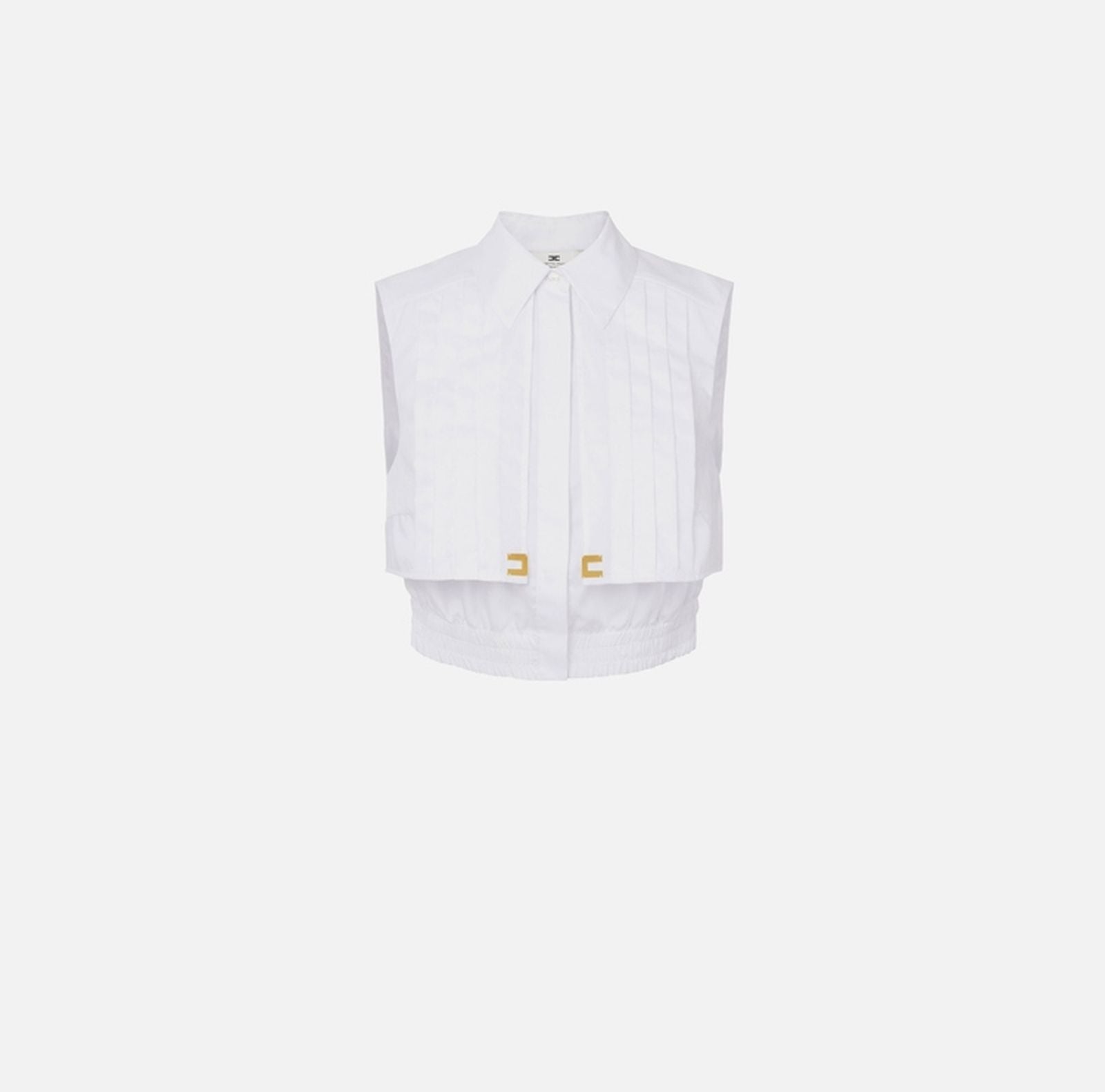 Camicia in popeline - Elisabetta Franchi CA05351E2 100 ELISABETTA FRANCHI 
