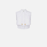 Camicia in popeline - Elisabetta Franchi CA05351E2 100 ELISABETTA FRANCHI 