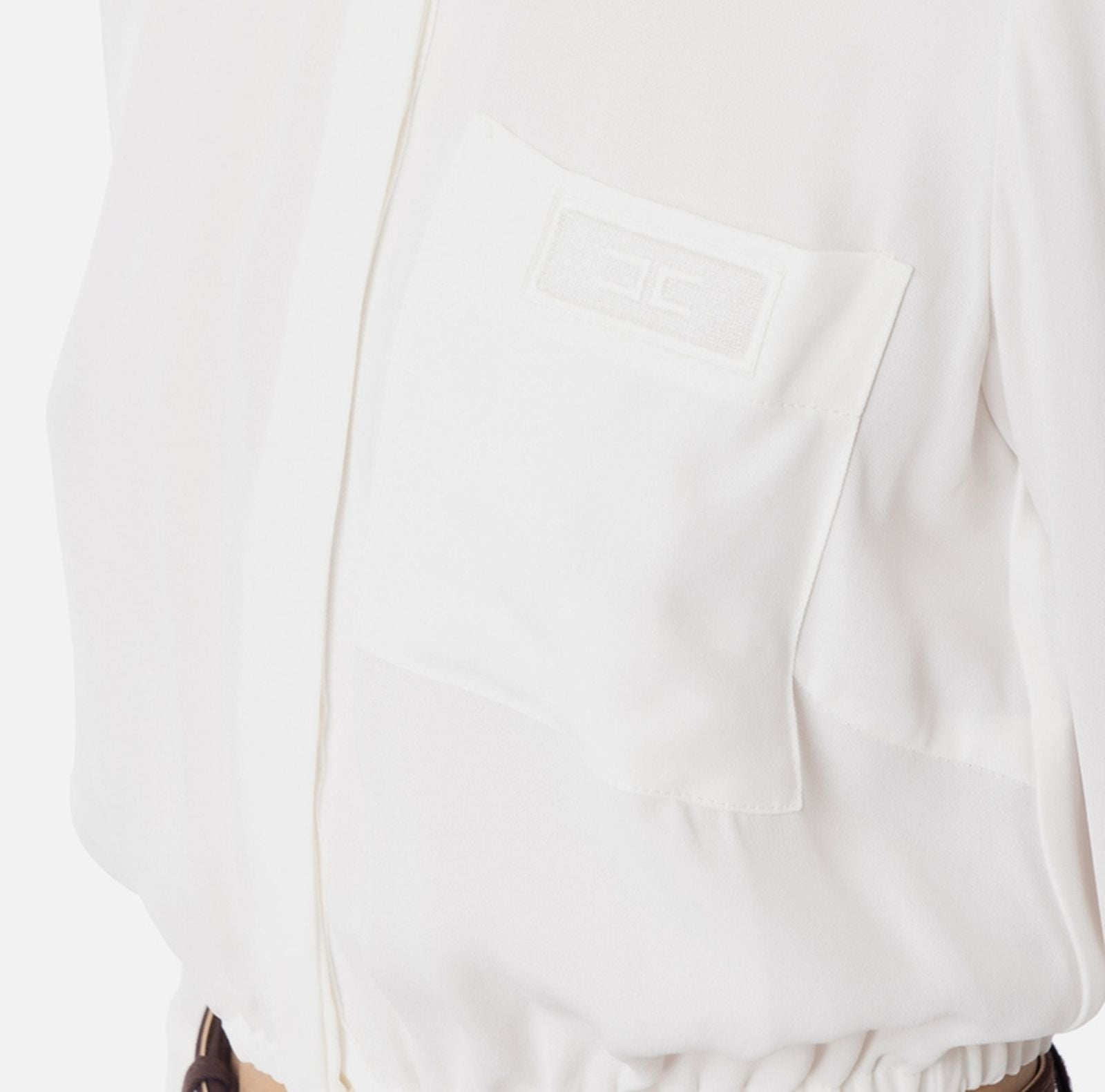 Camicia con elastico - Elisabetta Franchi CA05551E2 360 ELISABETTA FRANCHI 