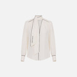 Camicia con sciarpa - Elisabetta Franchi CA10451E2 E84 ELISABETTA FRANCHI 