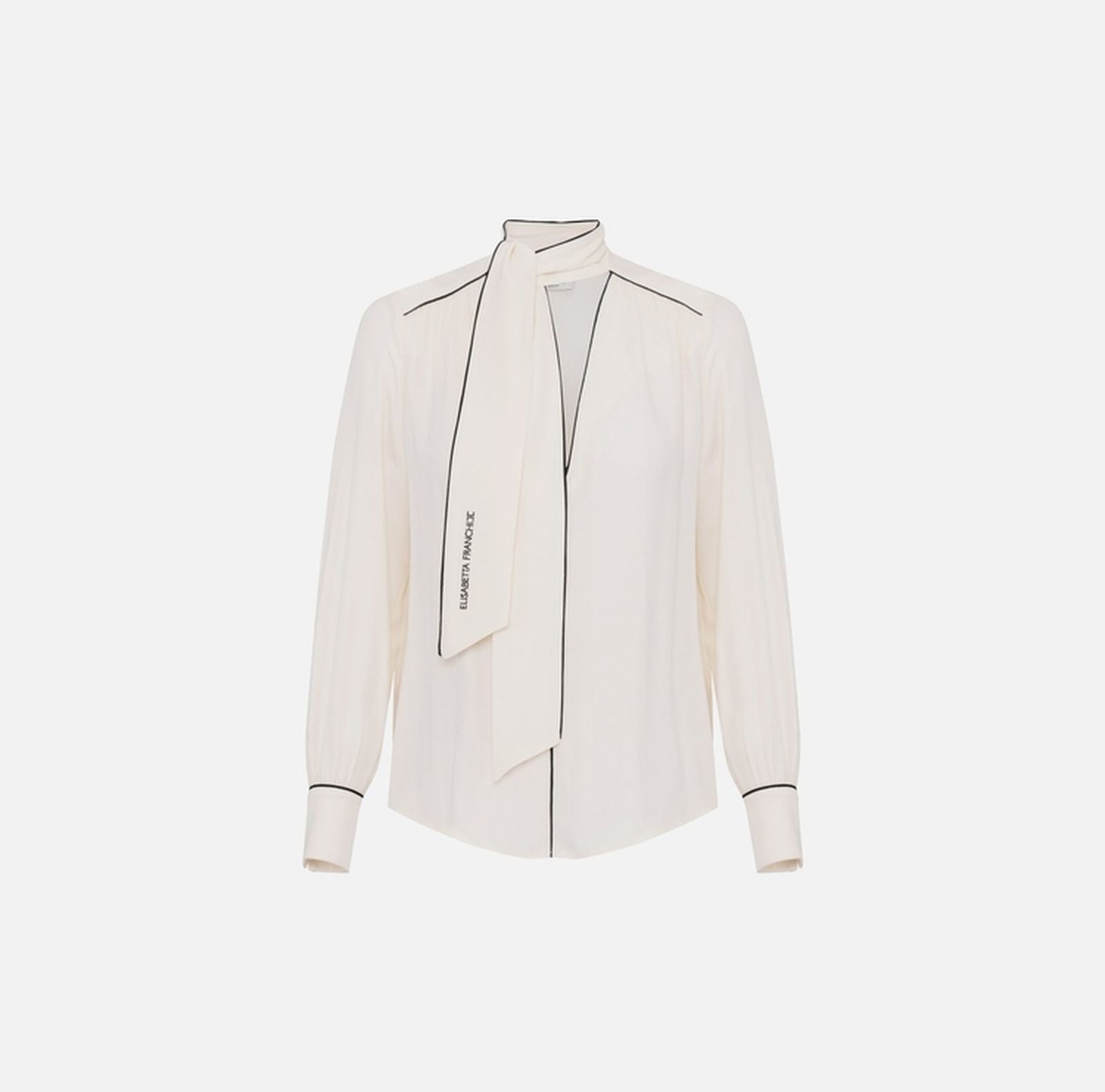 Camicia con sciarpa - Elisabetta Franchi CA10451E2 E84 ELISABETTA FRANCHI 