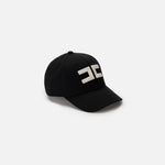 Cappello baseball in canvas - Elisabetta Franchi CL06F51E2 110 ELISABETTA FRANCHI 