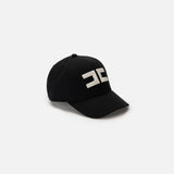 Cappello baseball in canvas - Elisabetta Franchi CL06F51E2 110 ELISABETTA FRANCHI 