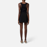 Gonna in crepe bicolore - Elisabetta Franchi GO07951E2 685 ELISABETTA FRANCHI 