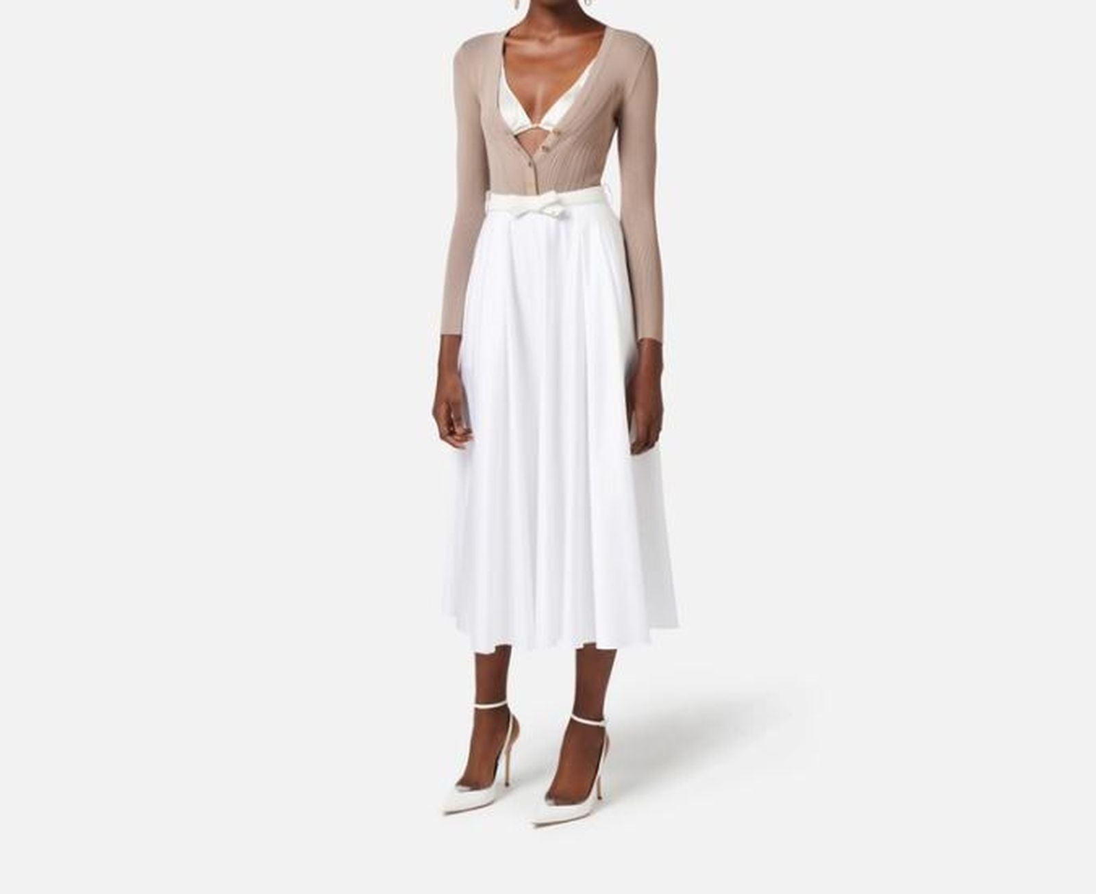 Maglia con cuore - Elisabetta Franchi MK58B51E2 DC4 ELISABETTA FRANCHI 