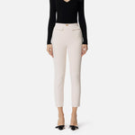 Pantalone slim in crèpe - Elisabetta Franchi PA07751E2 193 ELISABETTA FRANCHI 