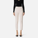 Pantalone slim in crèpe - Elisabetta Franchi PA07751E2 193 ELISABETTA FRANCHI 