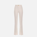 Pantalone a zampa in crèpe - Elisabetta Franchi PA07951E2 193 ELISABETTA FRANCHI 