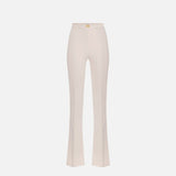 Pantalone a zampa in crèpe - Elisabetta Franchi PA07951E2 193 ELISABETTA FRANCHI 