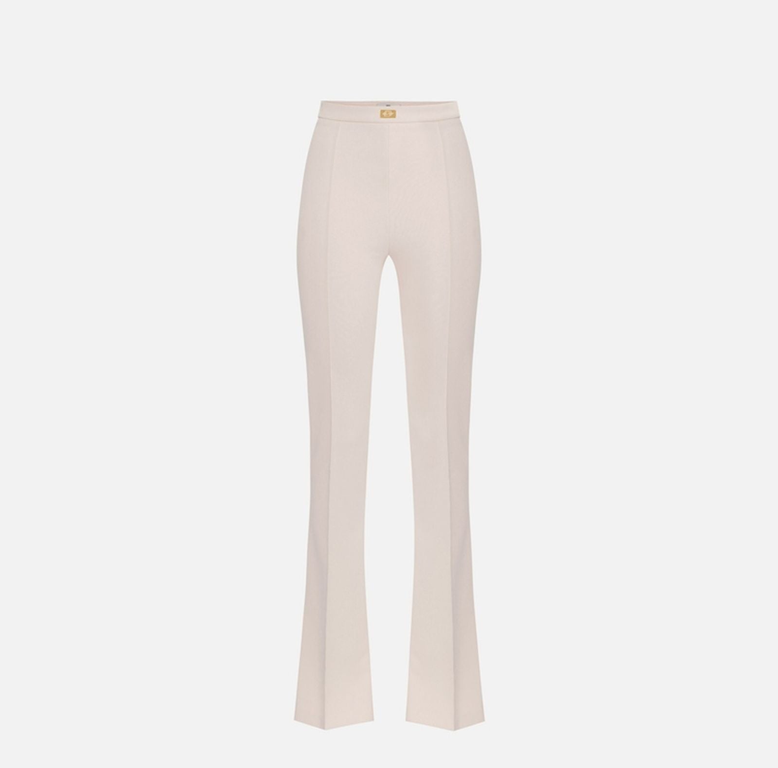 Pantalone a zampa in crèpe - Elisabetta Franchi PA07951E2 193 ELISABETTA FRANCHI 