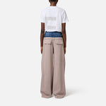 Pantalone cargo in cotone con baschina - Elisabetta Franchi PJ92D51E2 DL8 ELISABETTA FRANCHI 