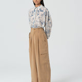 Pantalone wide leg in fluido modal - Fracomina FJ25SVC002W49401 050 FRACOMINA 