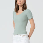 T-shirt slim girocollo - Fracomina FP25ST3013J40101 247 FRACOMINA 
