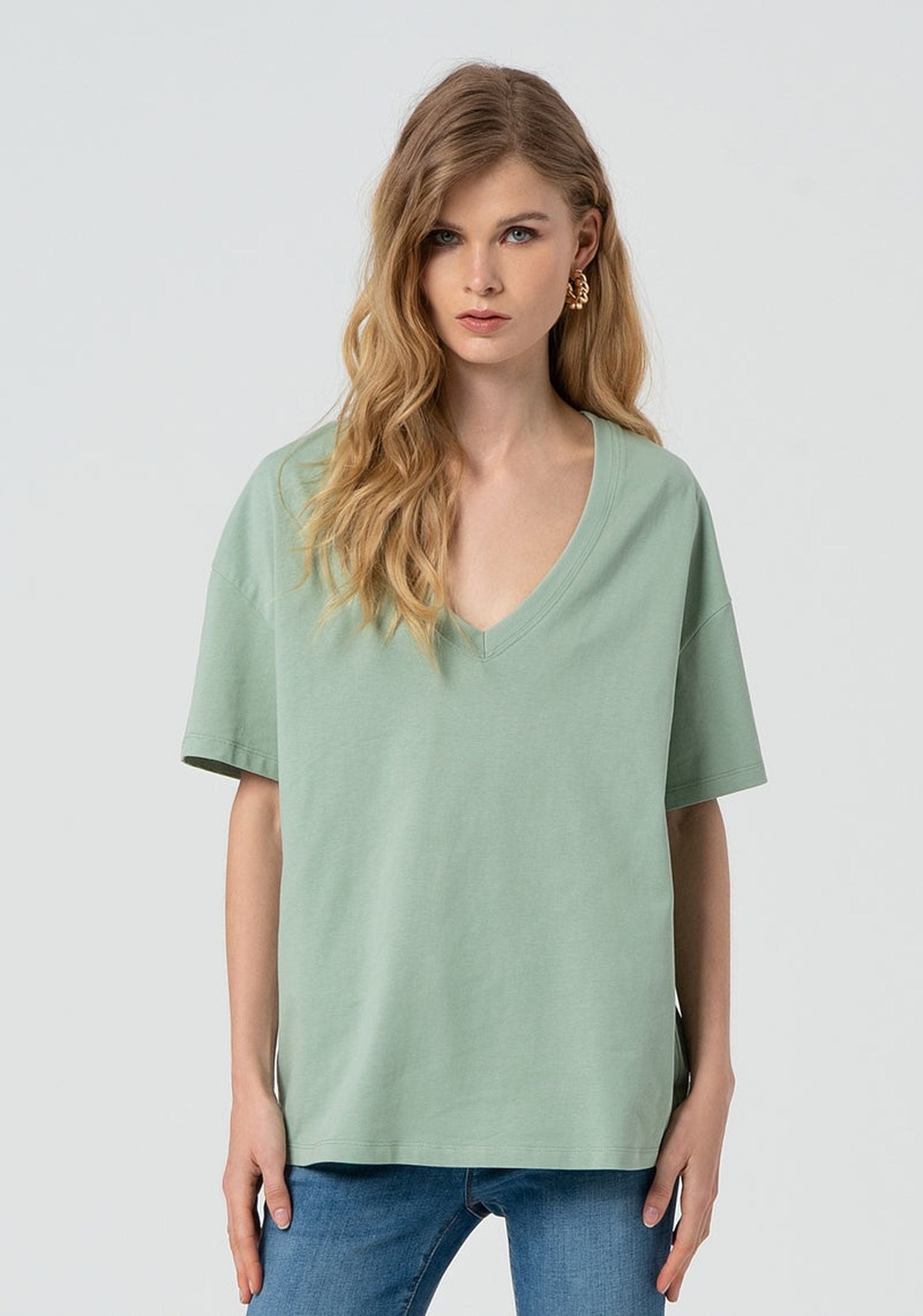 T-shirt over in jersey - Fracomina FP25ST3015J48001 247 FRACOMINA 