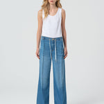 Jeans a palazzo con coulisse - Fracomina FP25SV2005D46202 258 FRACOMINA 