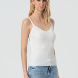 Top a canotta con strass FR25ST4006K410J9 108 FRACOMINA 