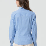 Camicia in popeline a righe FR25ST6001W520N8 M02 FRACOMINA 