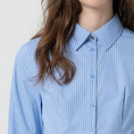 Camicia in popeline a righe FR25ST6001W520N8 M02 FRACOMINA 