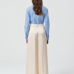 Pantaloni a palazzo in raso - Fracomina FR25SV3002W41101 251 FRACOMINA 