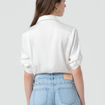 Shorts in denim con pietre FR25SV6013D419R9 428 FRACOMINA 