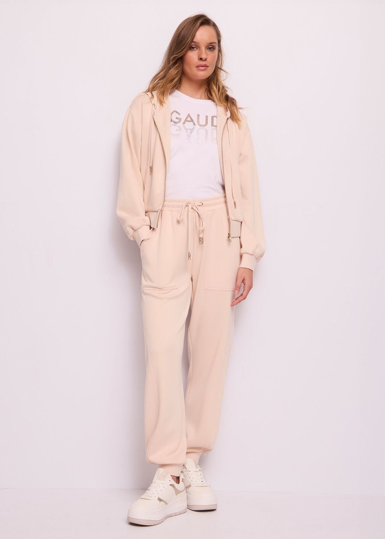 Pantalone jogging con coulisse logata - Gaudi 511BD24006 3216 GAUDI' 
