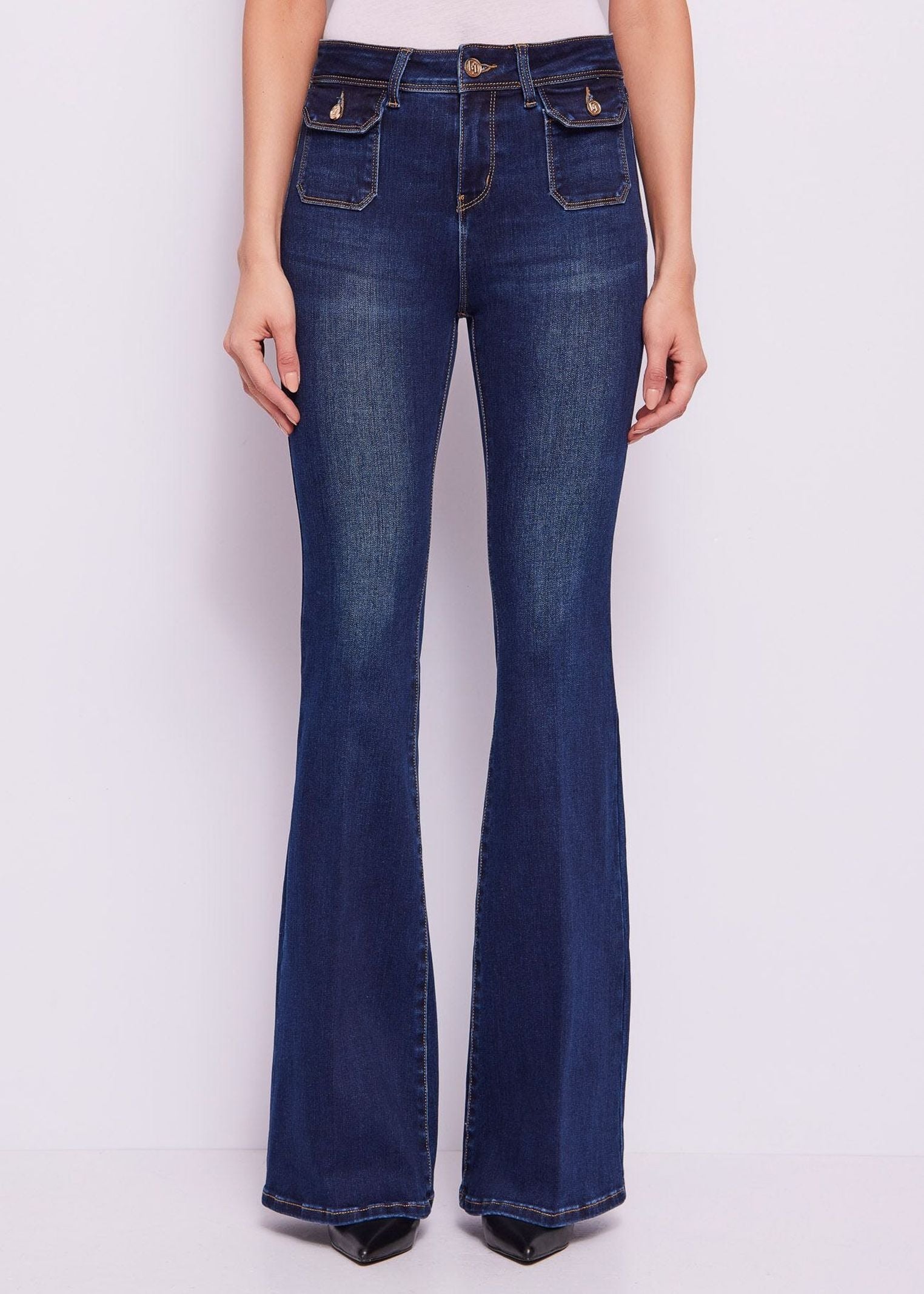 Jeans flare con mini tasche 511BD26002 00 GAUDI' 