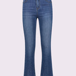 Jeans flare cropped con strass 511BD26035 00 GAUDI' 