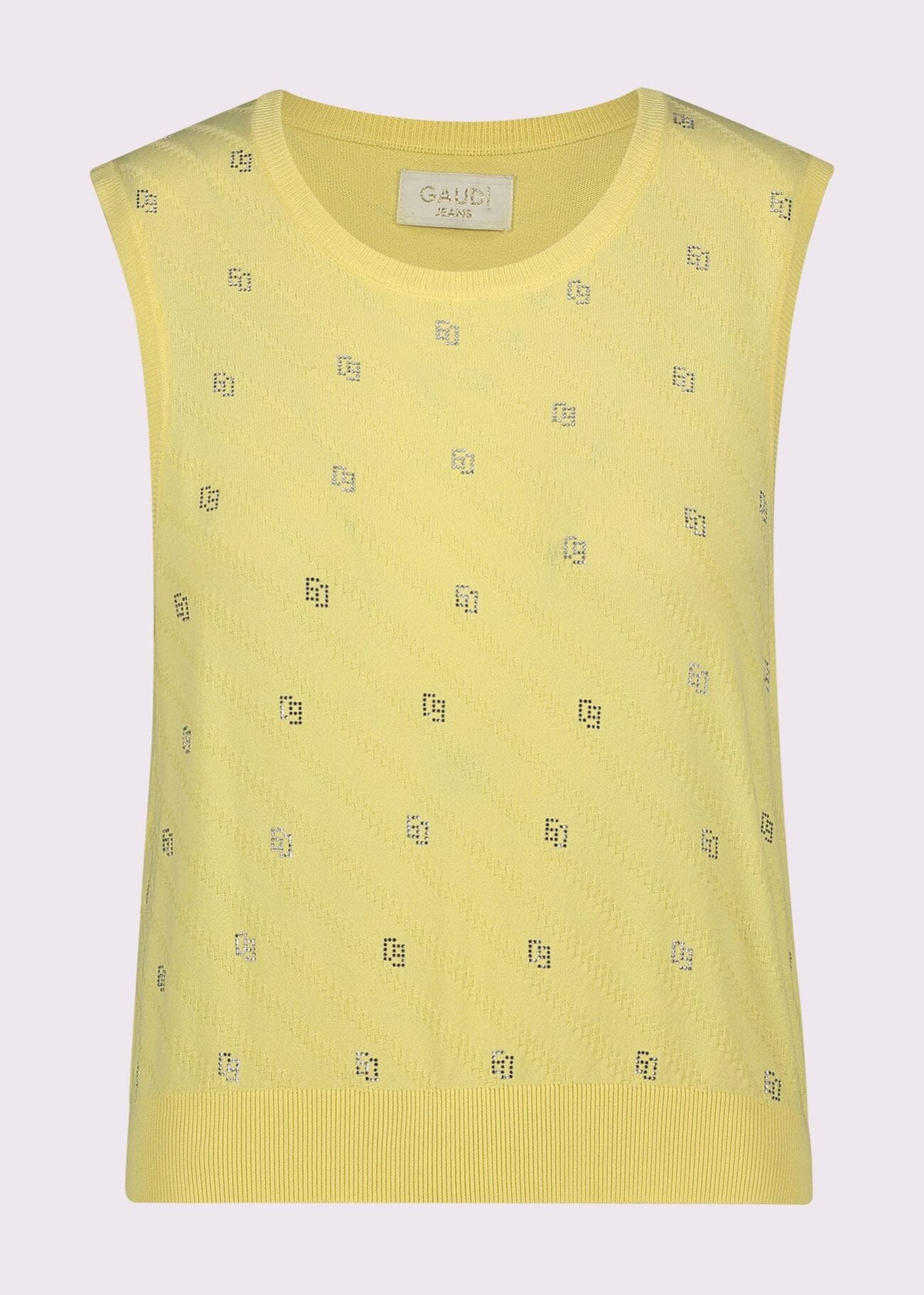 Gilet in maglia con strass 511BD53004 2722 GAUDI' 